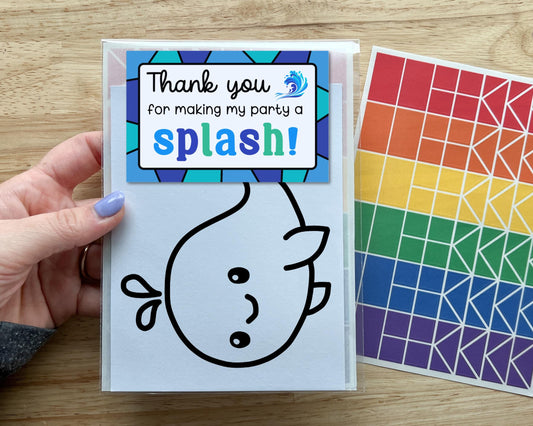 Whale Suncatcher Craft Party Favor