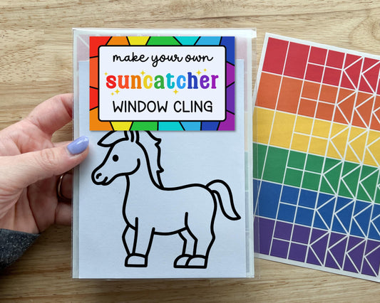 Horse Suncatcher Sticker Craft Kit