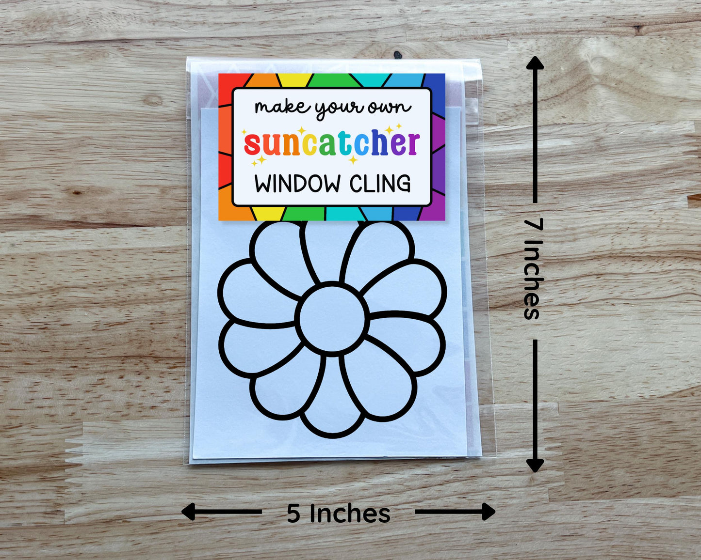 Groovy Suncatcher Sticker Craft Kit, Set of 4