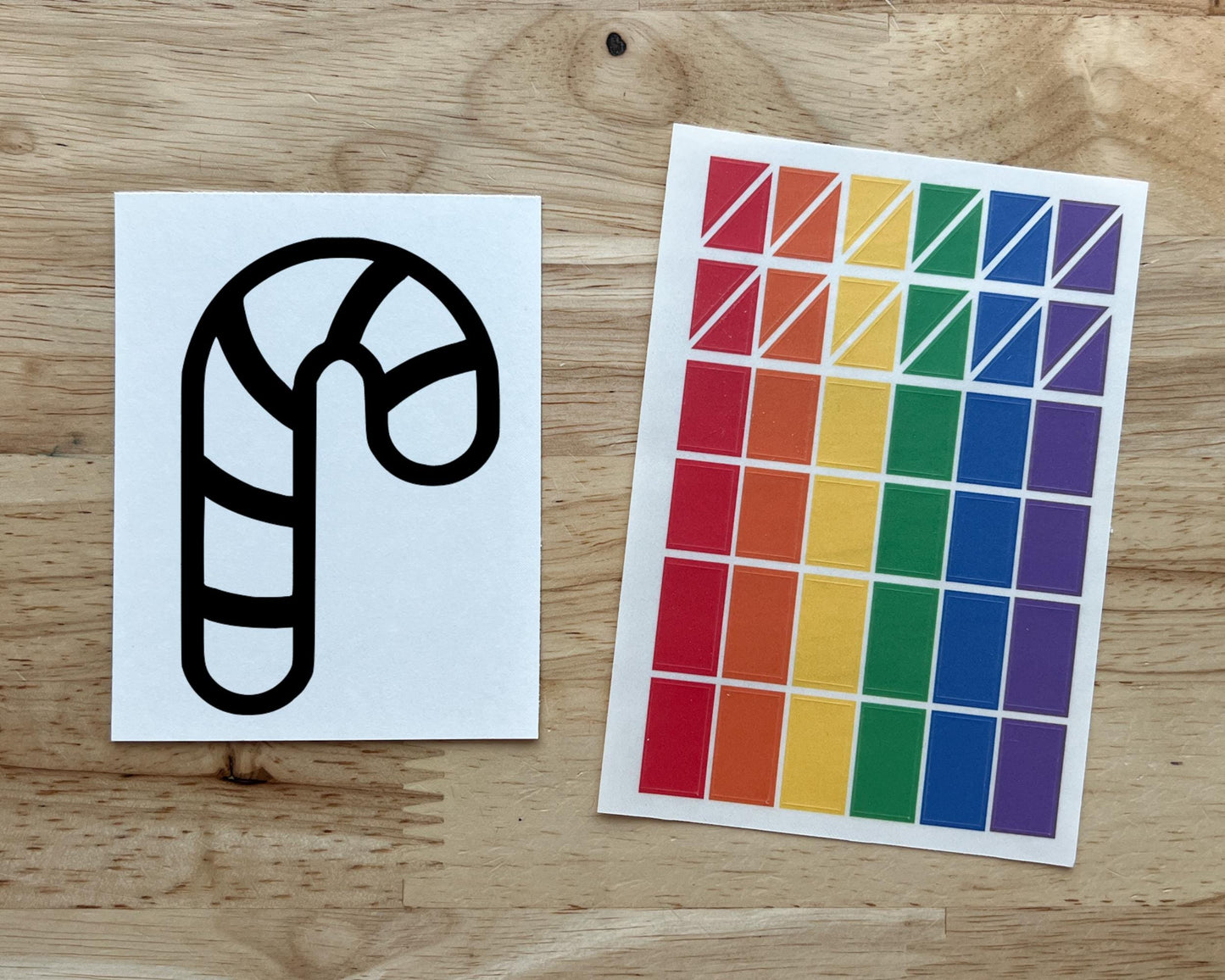 Mini Candy Cane Suncatcher, Christmas Craft Kit