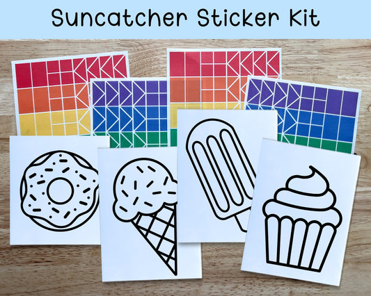 Sweet Treat Suncatcher Sticker Craft Kit, Set of 4