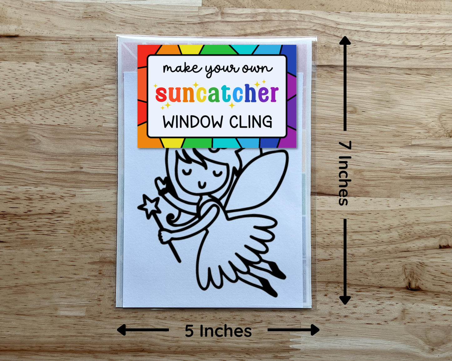 Fairy Suncatcher Sticker Craft Kit
