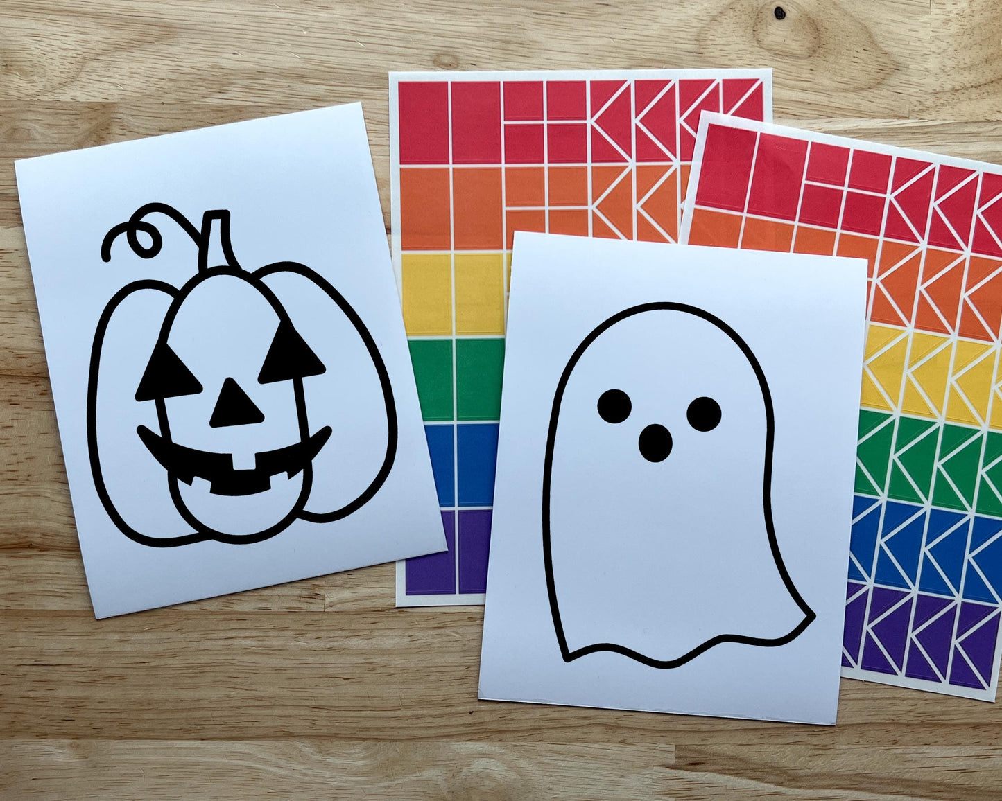 Halloween Suncatcher Sticker Craft Kit, 2 Pack