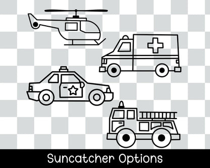 Rescue Vehicle Party Favor Bag