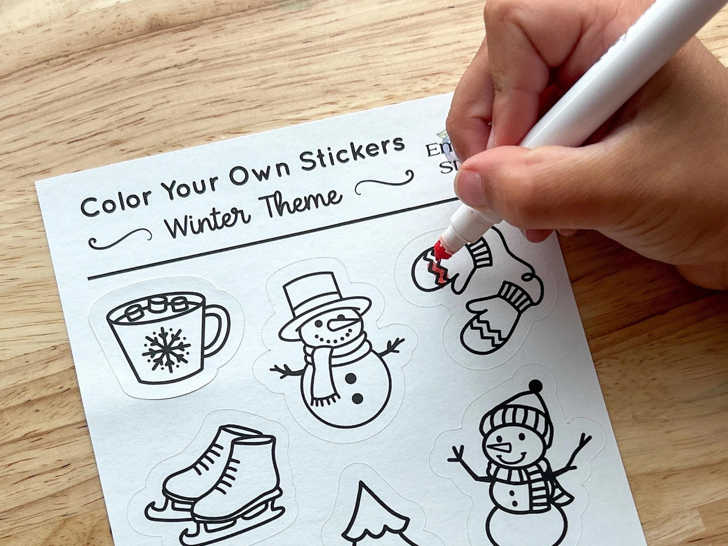 Winter Party Favor Bag