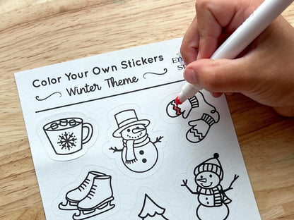 Winter Party Favor Bag