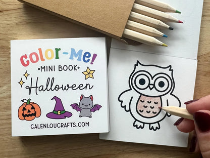 Halloween Mini Coloring Book