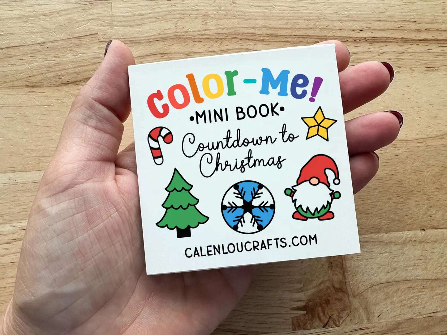 Advent Calendar Mini Coloring Book