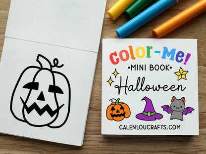 Halloween Mini Coloring Book