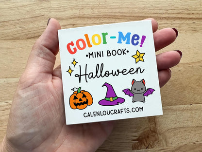 Halloween Mini Coloring Book