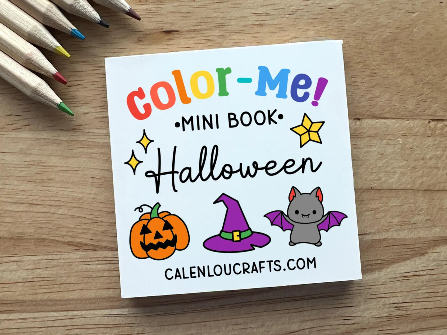 Halloween Mini Coloring Book