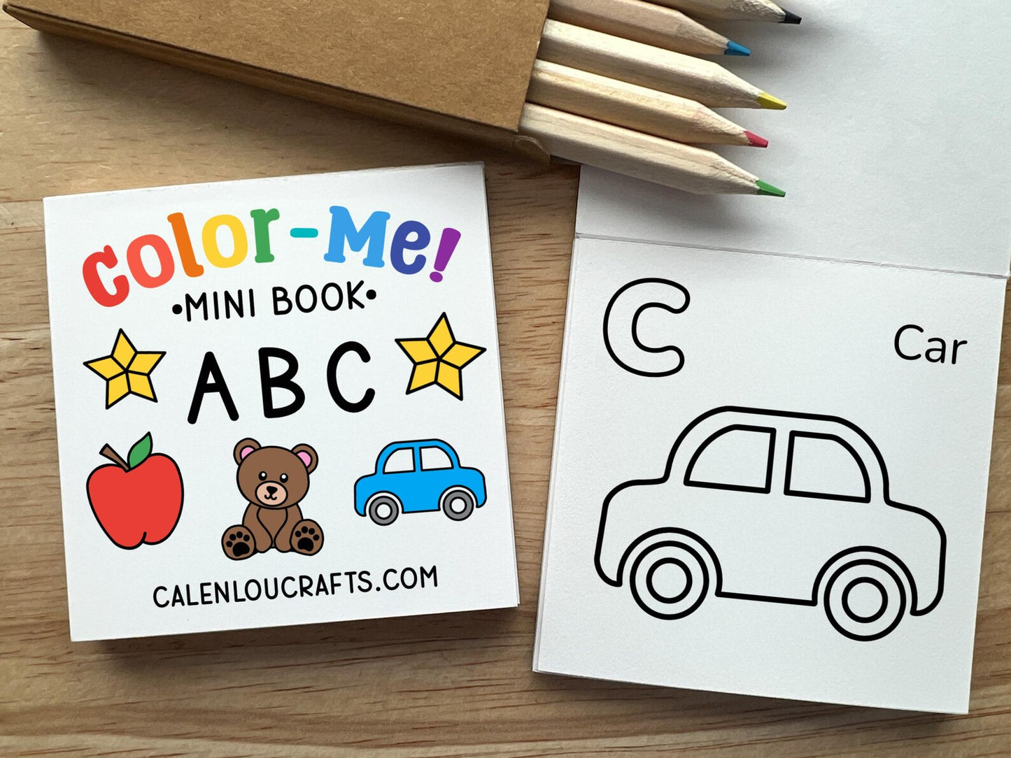 Alphabet Mini Coloring Book