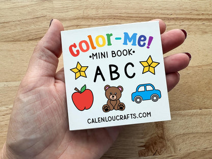 Alphabet Mini Coloring Book