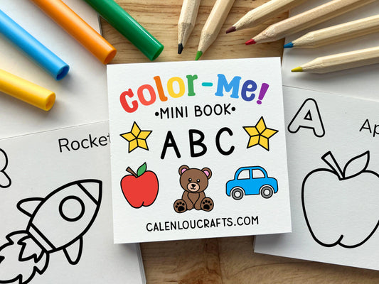 Alphabet Mini Coloring Book