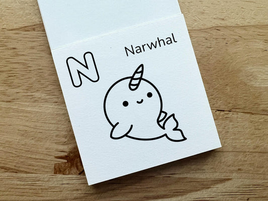 Alphabet Mini Coloring Book