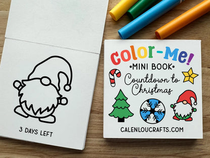 Advent Calendar Mini Coloring Book