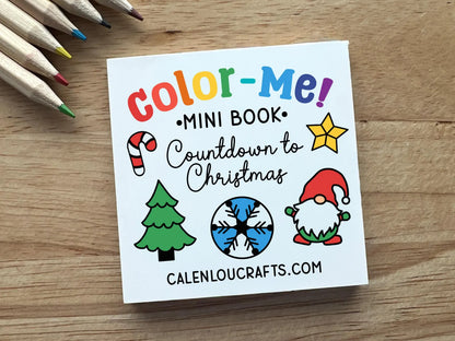 Advent Calendar Mini Coloring Book