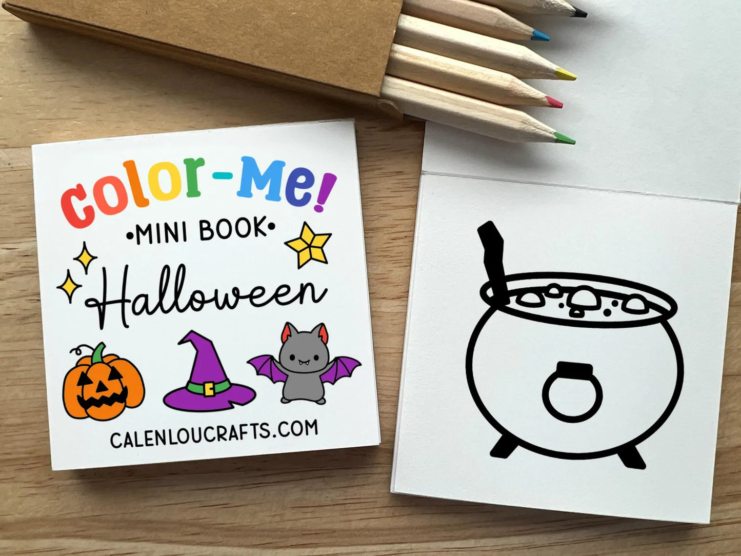 Halloween Mini Coloring Book