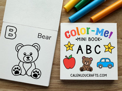 Alphabet Mini Coloring Book
