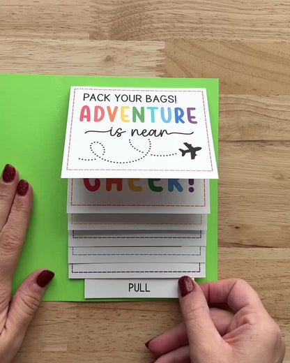 Surprise Trip Scratch Reveal Card