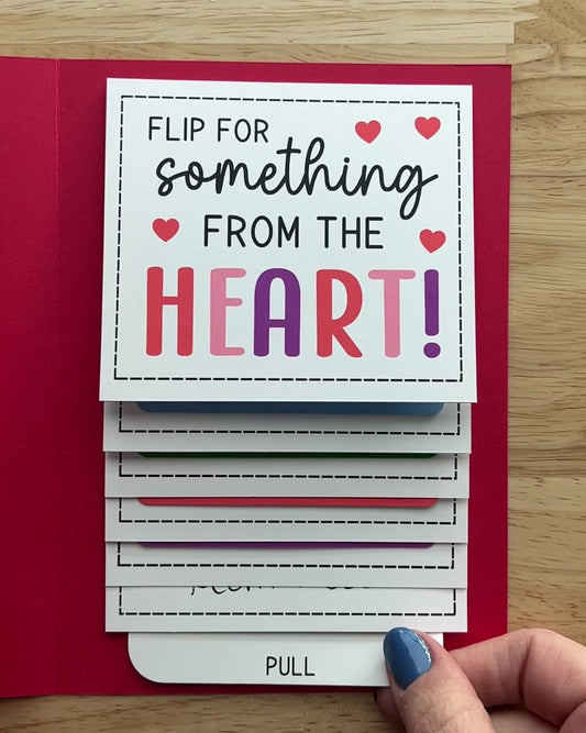 With Love Gift Card Holder Waterfall Book (Holds 4-5 Gift Cards)