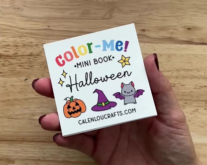 Halloween Mini Coloring Book
