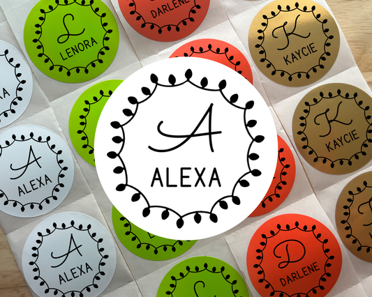 Lights Christmas Gift Labels (Set of 10)