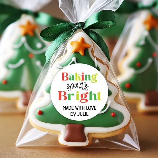 Baking Spirits Bright Gift Labels (Set of 12)