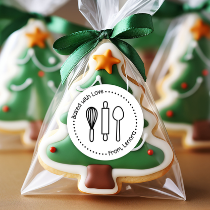 Baked with Love Gift Label (Set of 10)