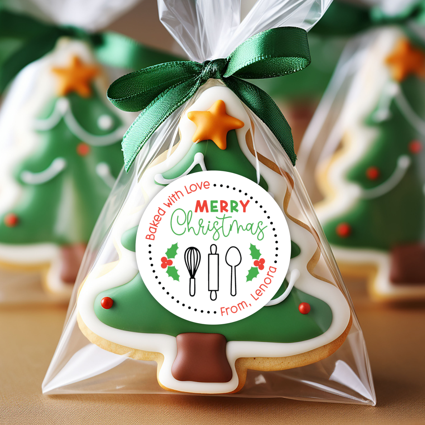 Holiday Baking Made with Love Gift Labels (Set of 12)